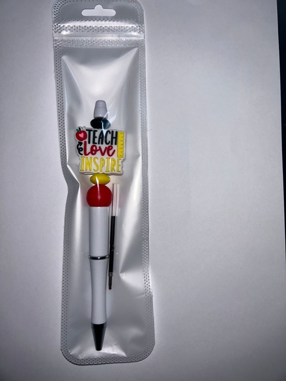 Multicolor Teach,Love, Inspire Pen
